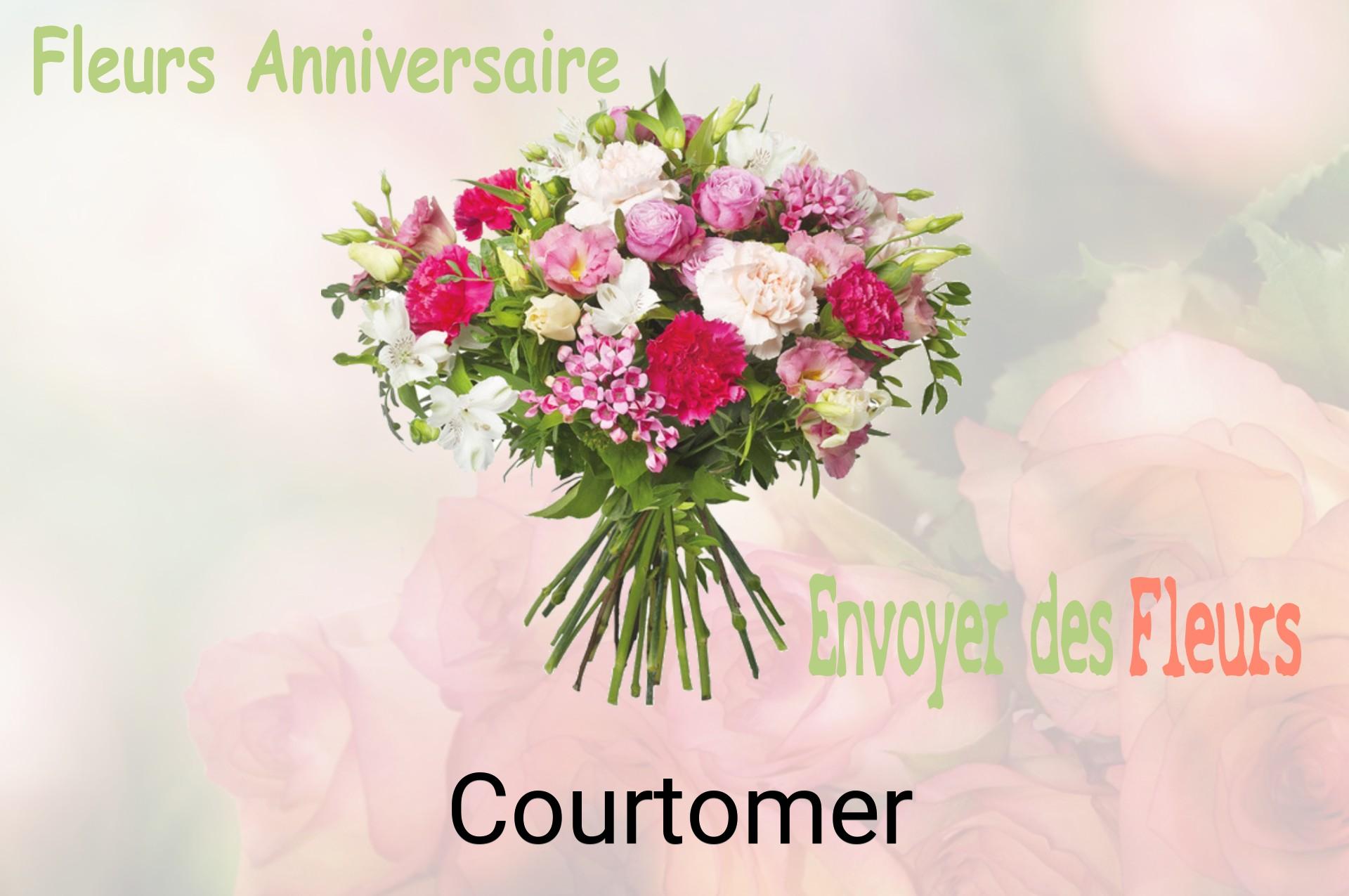 Bouquet de fleurs d’anniversaire livré à Courtomer